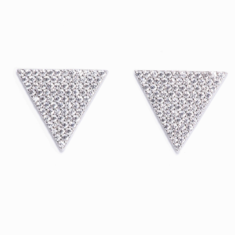 Lusso Triangolo Silver Earrings 925