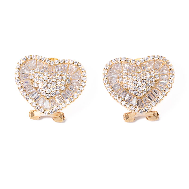 Lusso Cuore Golden Earrings 925