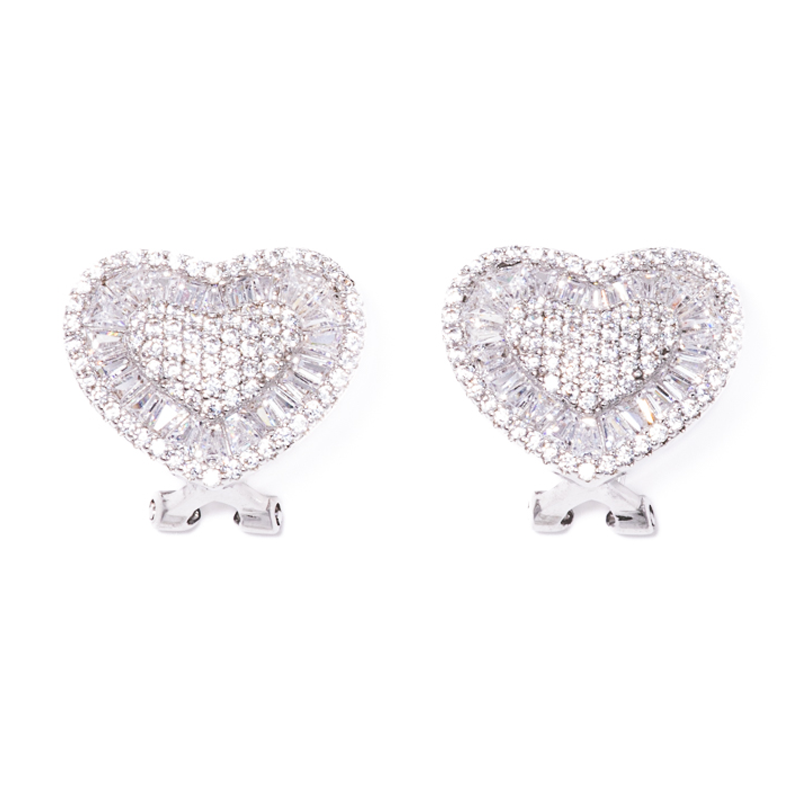 Lusso Cuore Silver Earrings 925