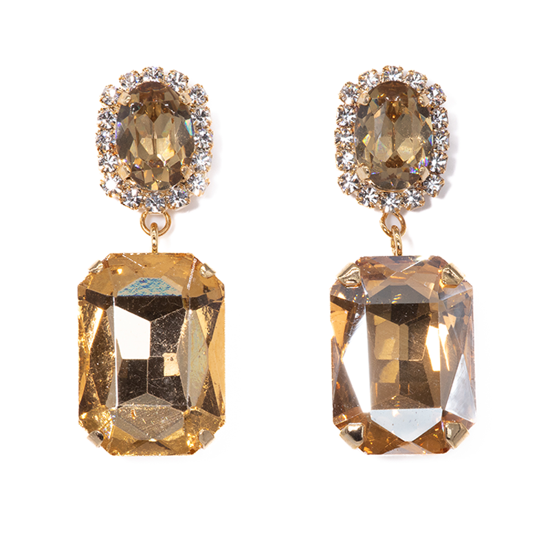 Capri Elevare Drop Earrings Topaz