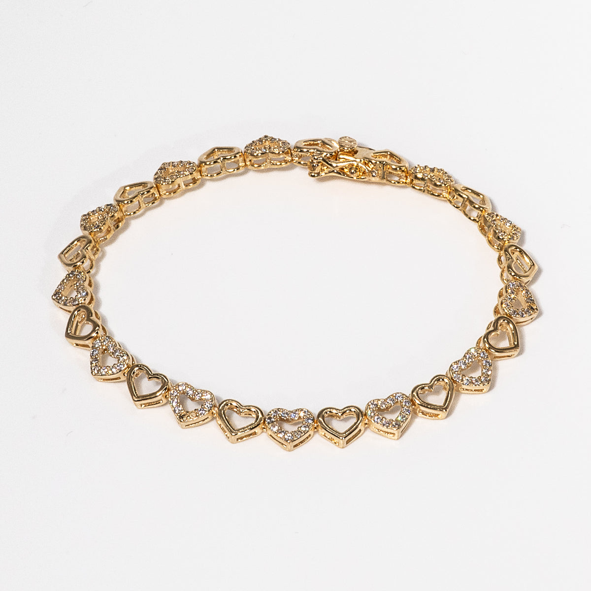 Golden Cuore Bracelet 925