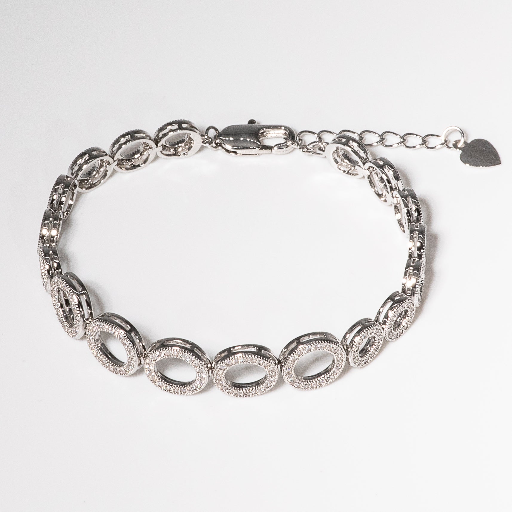 Lusso Cerchio Silver Bracelet