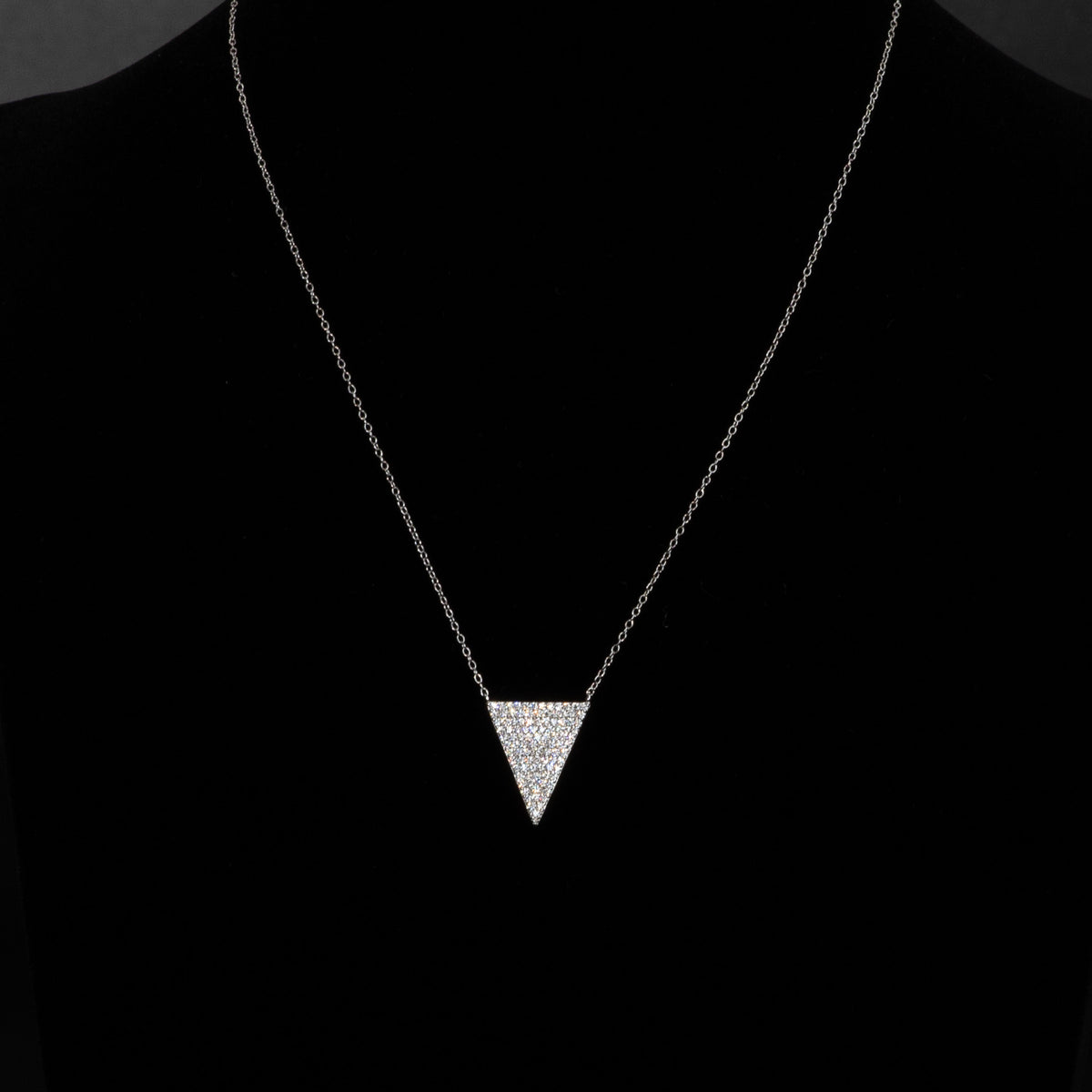 Lusso Triangolo Silver Necklace