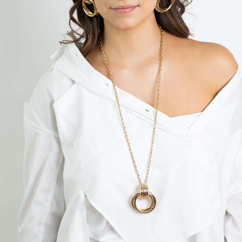Capri Hoop Necklace