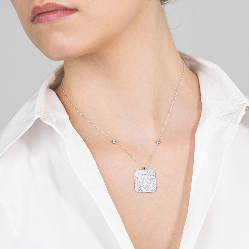 Quadro Silver Necklace 925