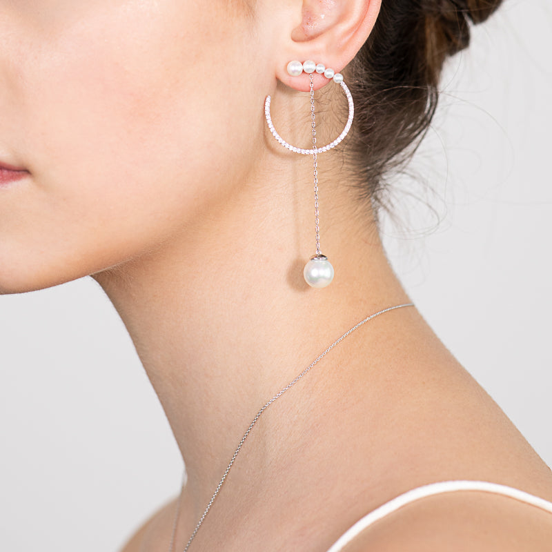 Arco Silver Perla Earrings 925