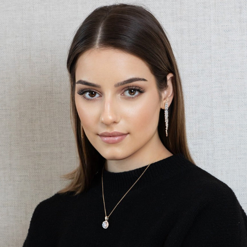 Lusso Foglia Golden Earrings