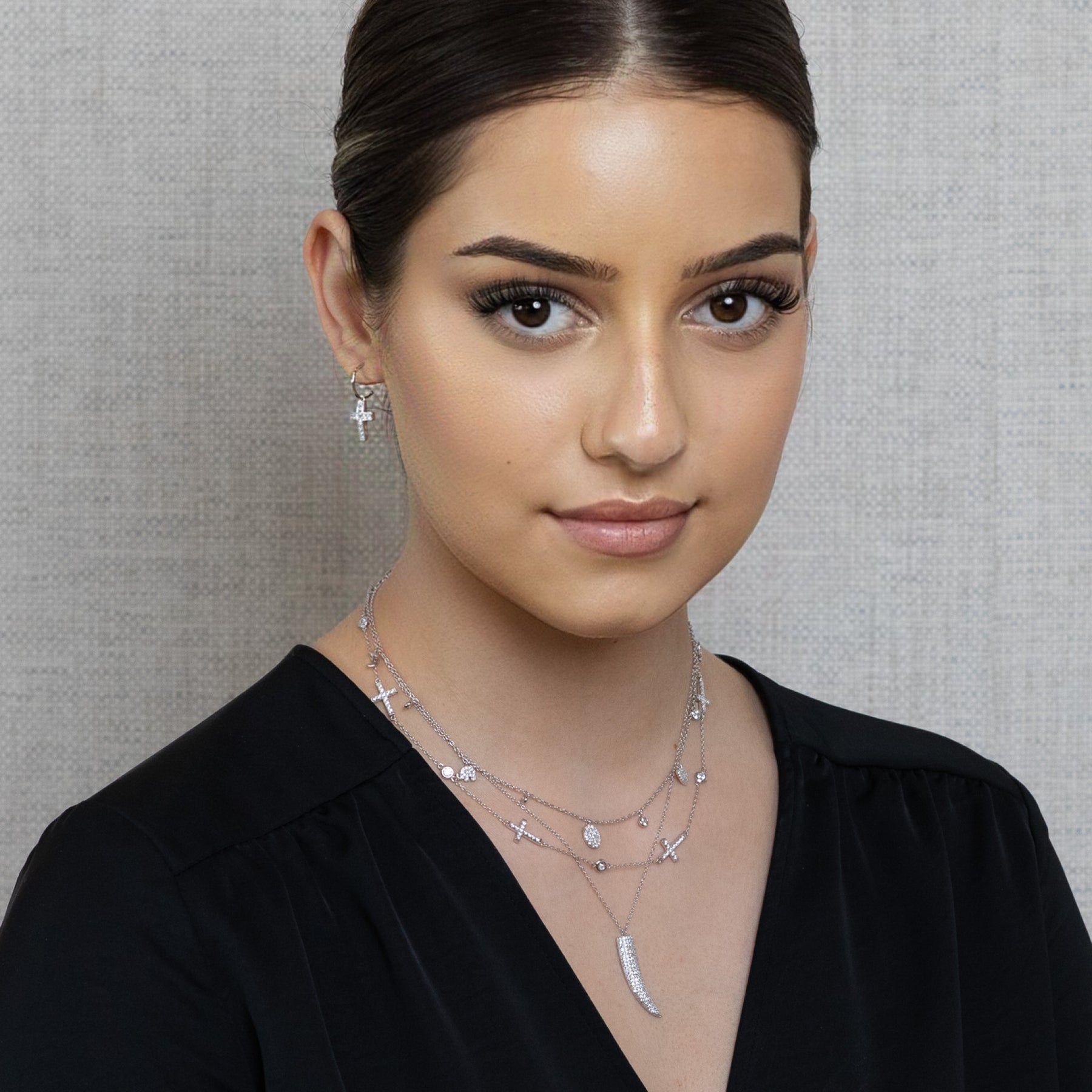 Lusso Corno Silver Necklace 925