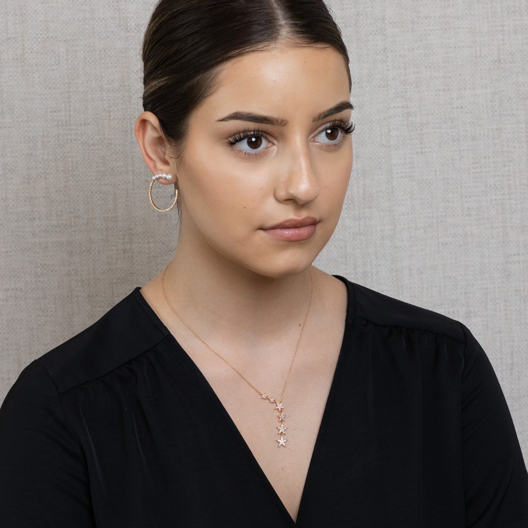Lusso Stella Sei Golden Necklace 925