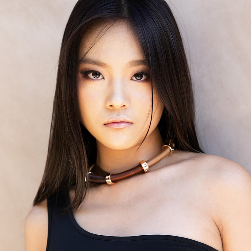 Lusso Dark Segment Choker Necklace