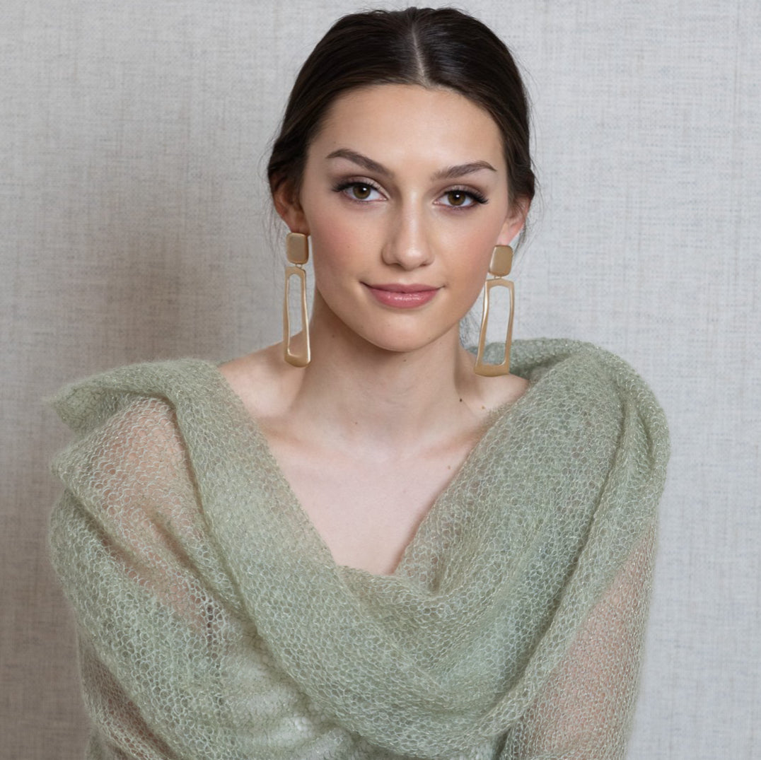 Capri Bronzed Geometric Earrings