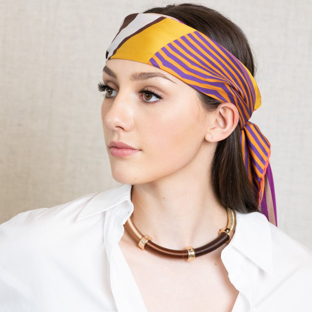 Lusso Dark Segment Choker Necklace