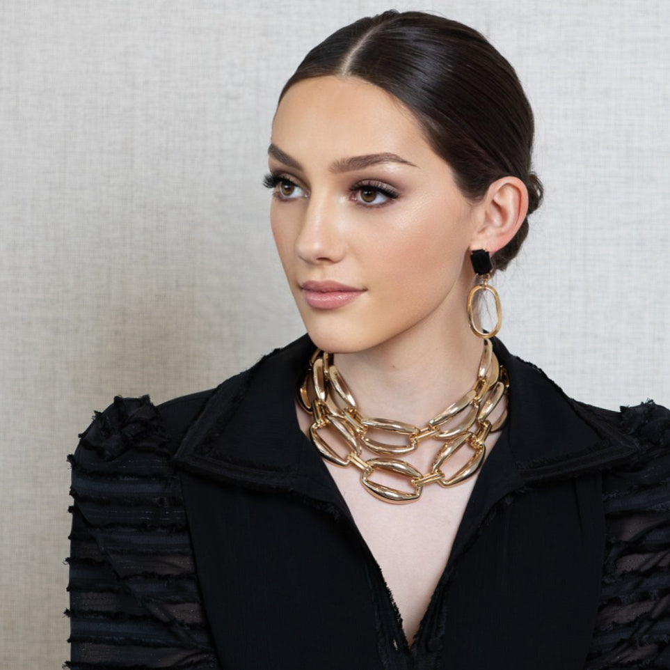 Capri Long Link Necklace