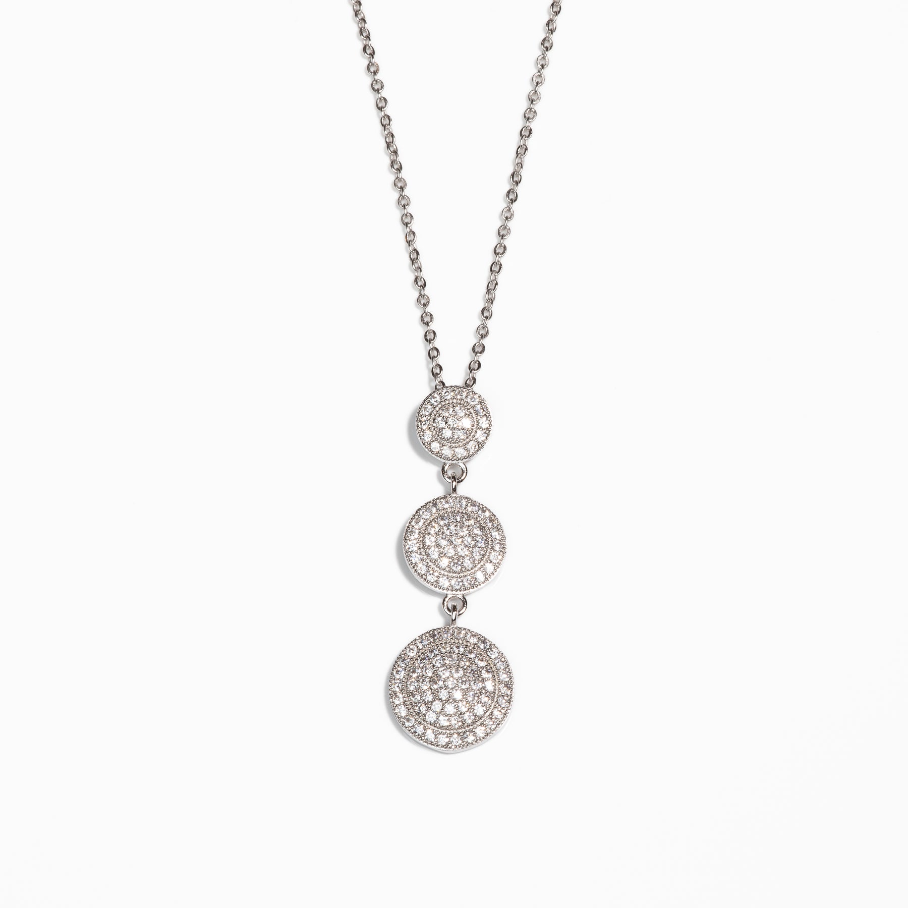 Lusso Tre Cerchio Necklace silver