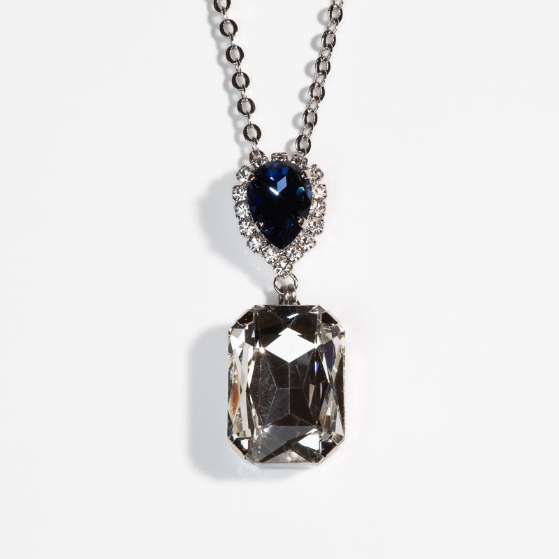 Capri Elevare Sapphire Diamond Necklace