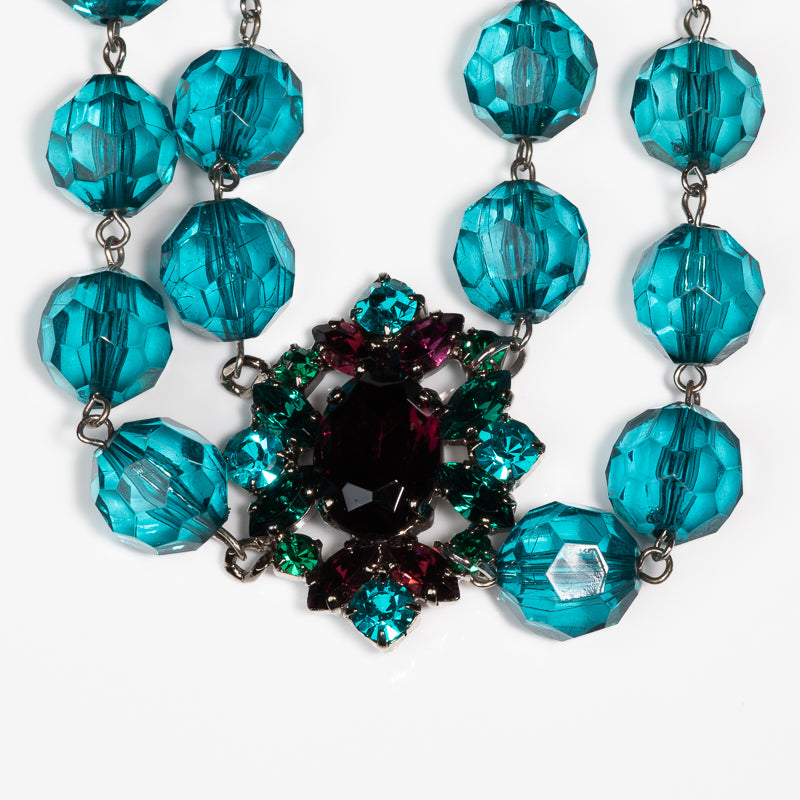 Capri Malta Blue Gemstone Necklace