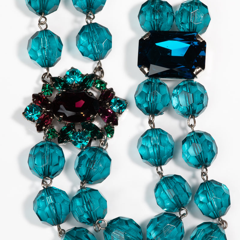 Capri Malta Blue Gemstone Necklace