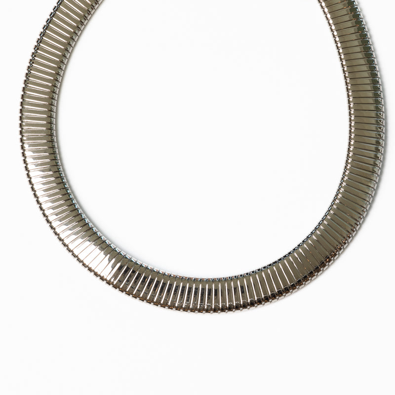 Capri Segmento Silver Necklace