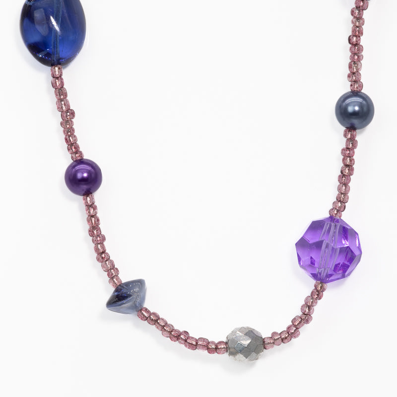 Capri Purple Colorata Looping Necklace