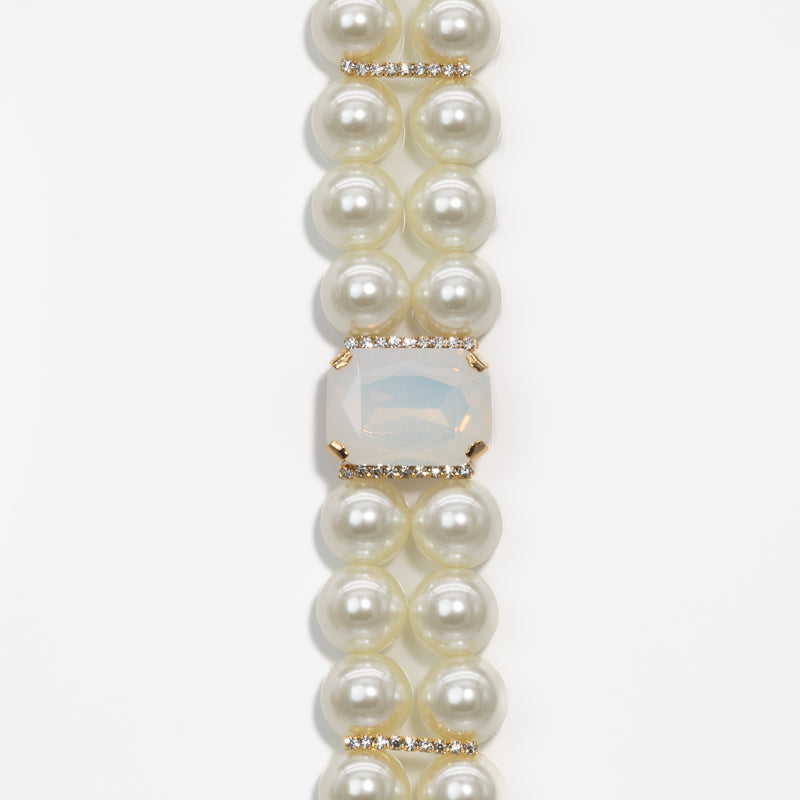Capri Perlo Opal Motif Choker Necklace