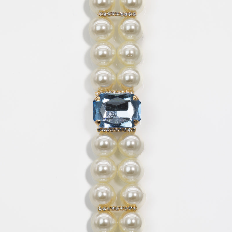 Capri Perlo Sapphire Motif Choker Necklace
