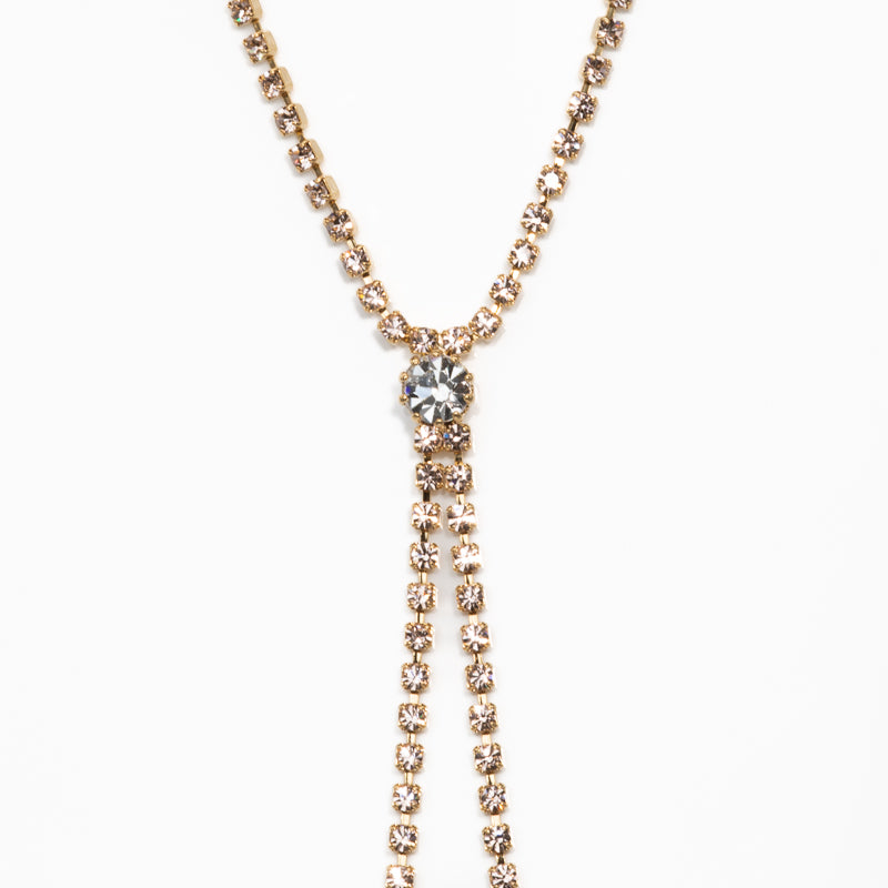 Capri Cascata Golden Diamond Necklace