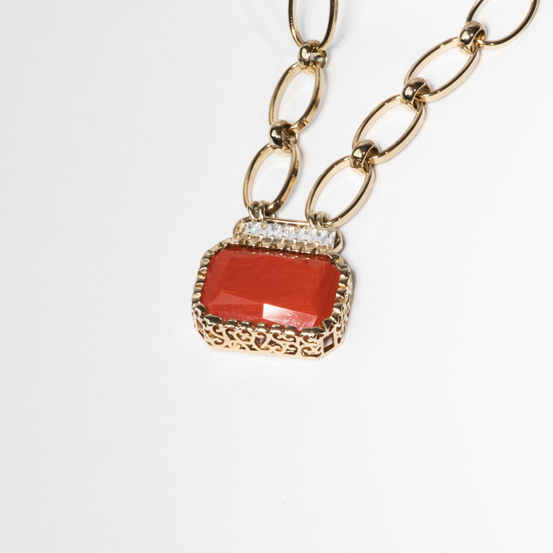 Capri Chain Link Choker Necklace
