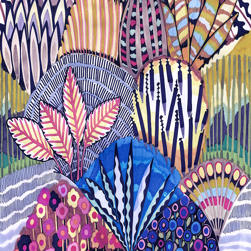 Naples Meadow Scarf