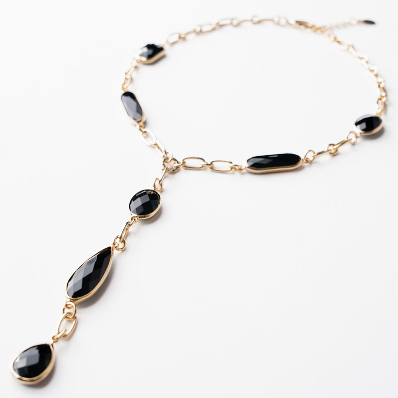 Capri Onyx Drop Necklace