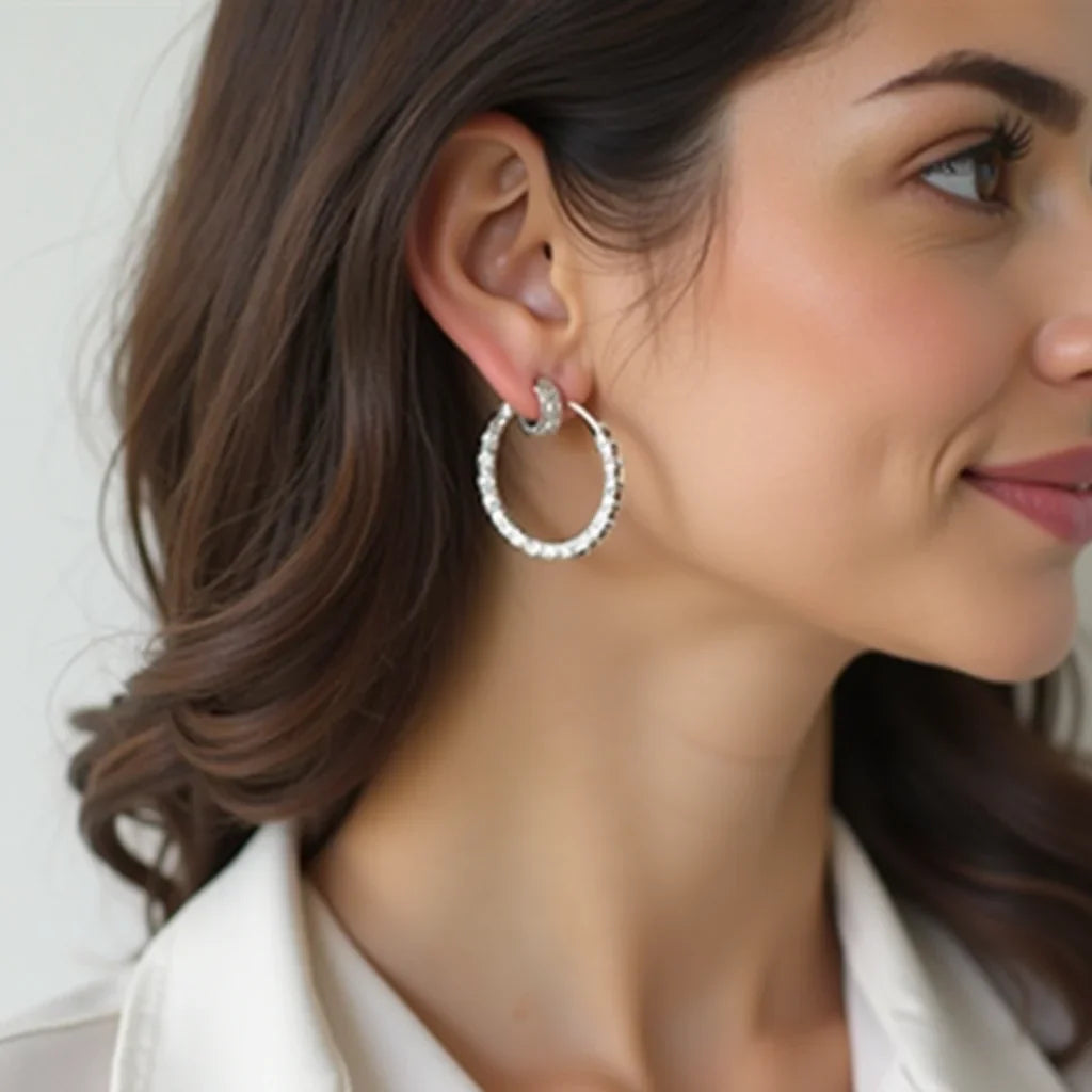Silver Hoop Earrings - Silver Hoop Earrings A Complete Style and Care Guide