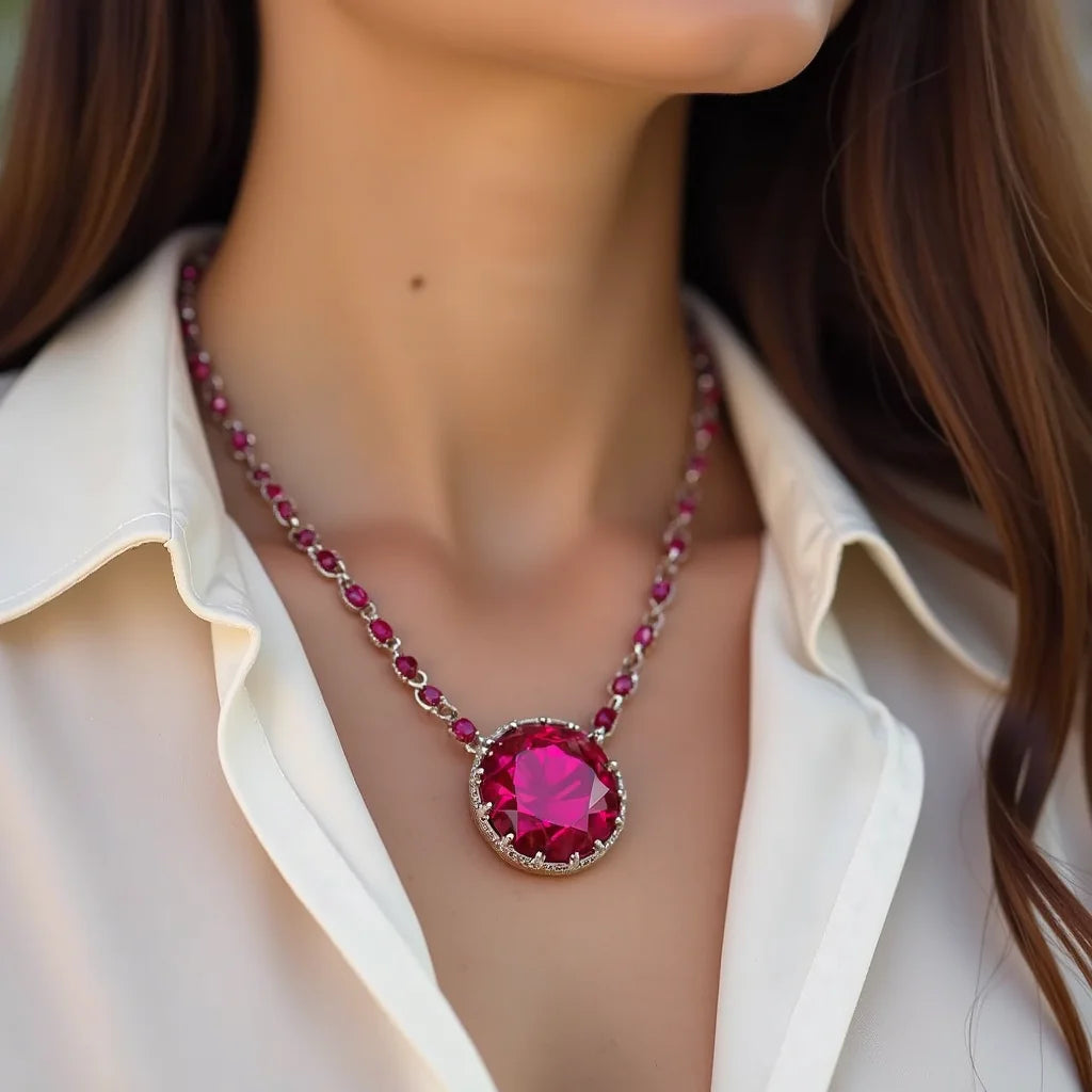 Ruby Necklaces - Ruby Necklaces How to Choose Color Cut Shine for Your Look
