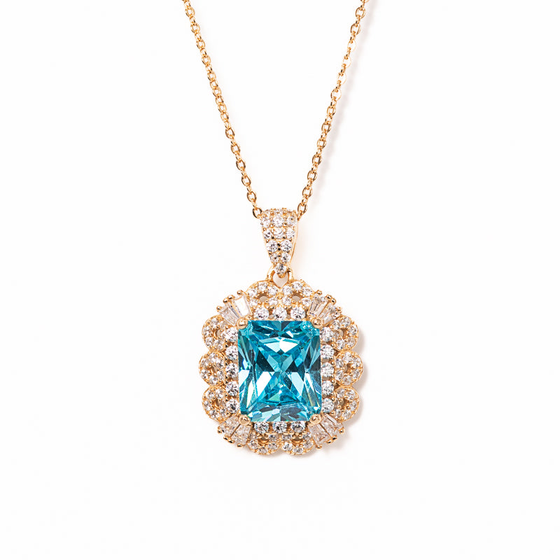 Lusso Reale Aqua Necklace 925