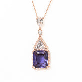 Lusso Chiesa Amethyst Necklace 925