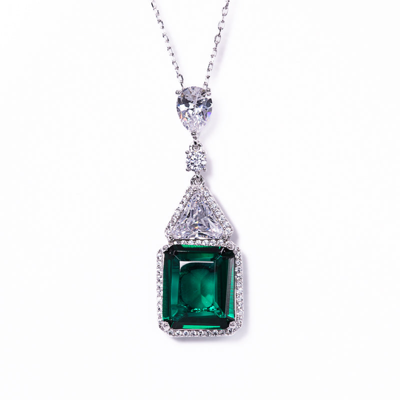 Lusso Chiesa Emerald Necklace 925