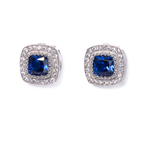 Lusso Quadrato Topaz Earrings