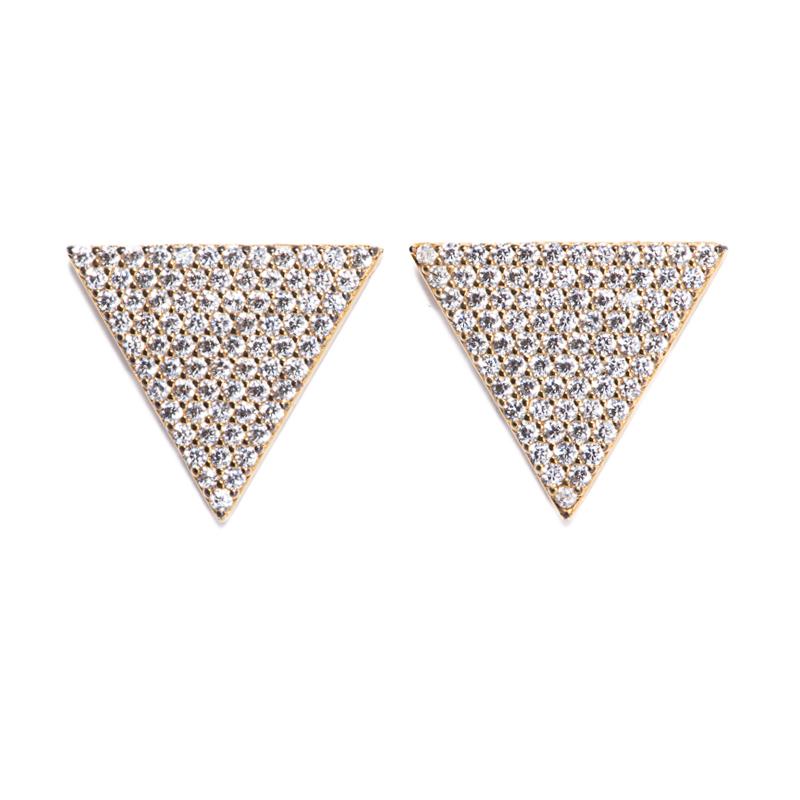 Triangolo Golden Earrings 925
