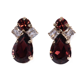 Capri Angel Garnet Earrings