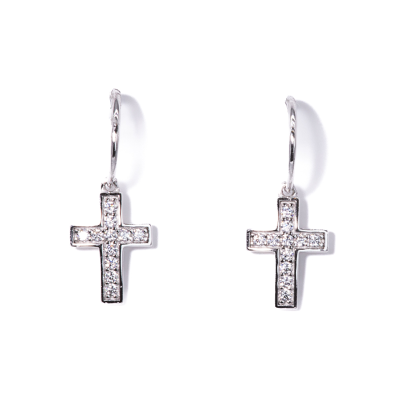 Lusso Croce silver Earrings 925