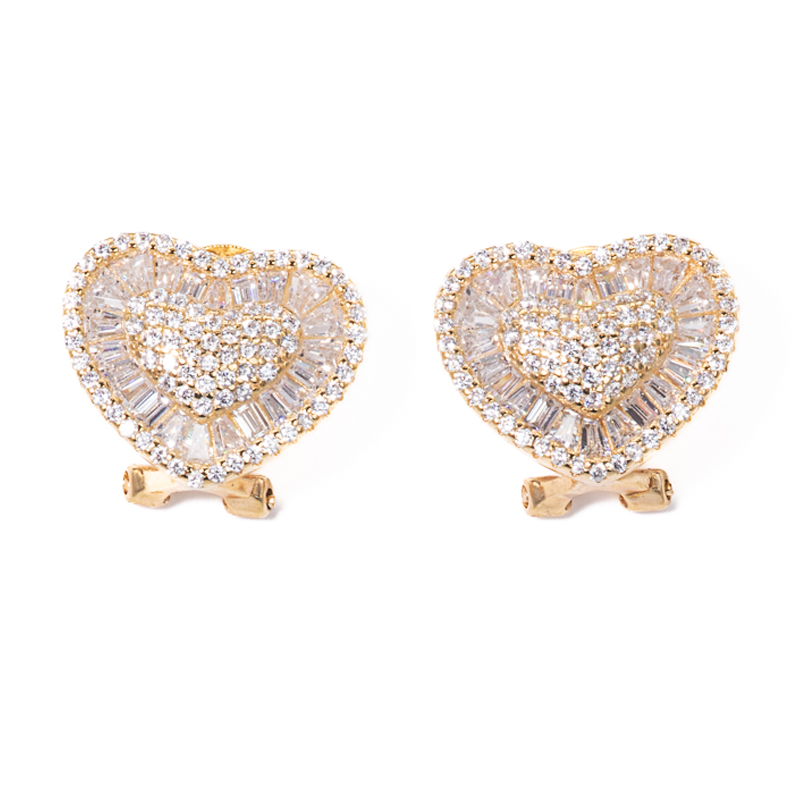 Lusso Cuore Golden Earrings