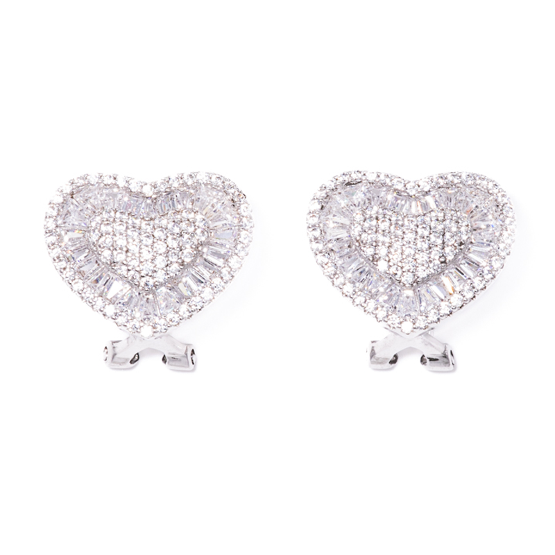 Lusso Cuore Silver Earrings