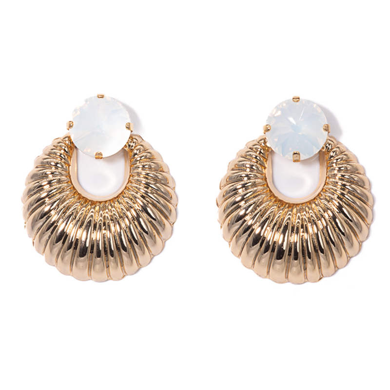 Capri Mezzaluna Pearlino Earrings