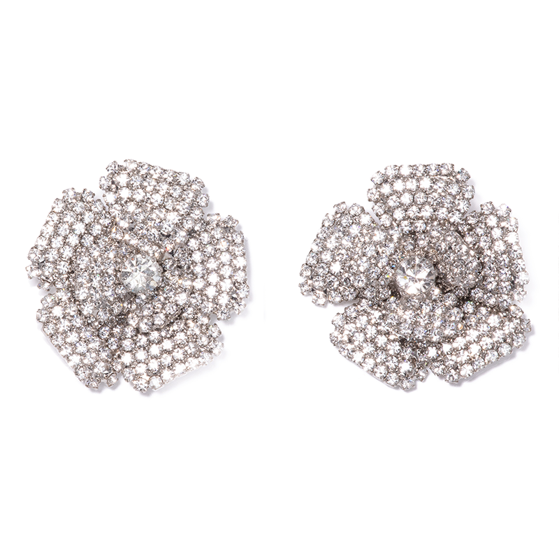 Capri Silver Fiore Earrings