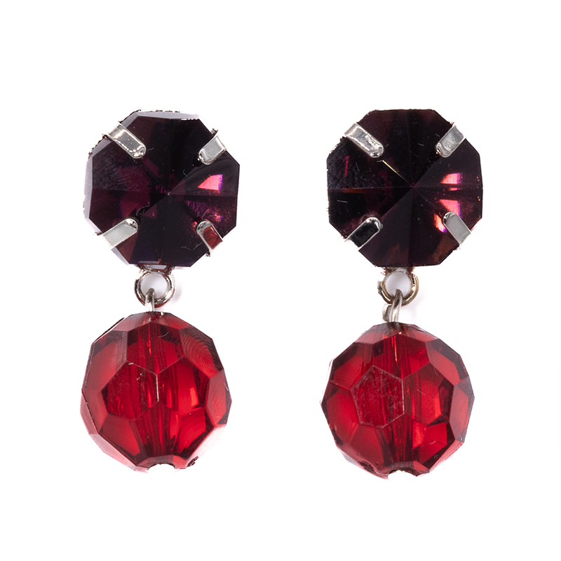 Capri Globo Drop Earrings Amber