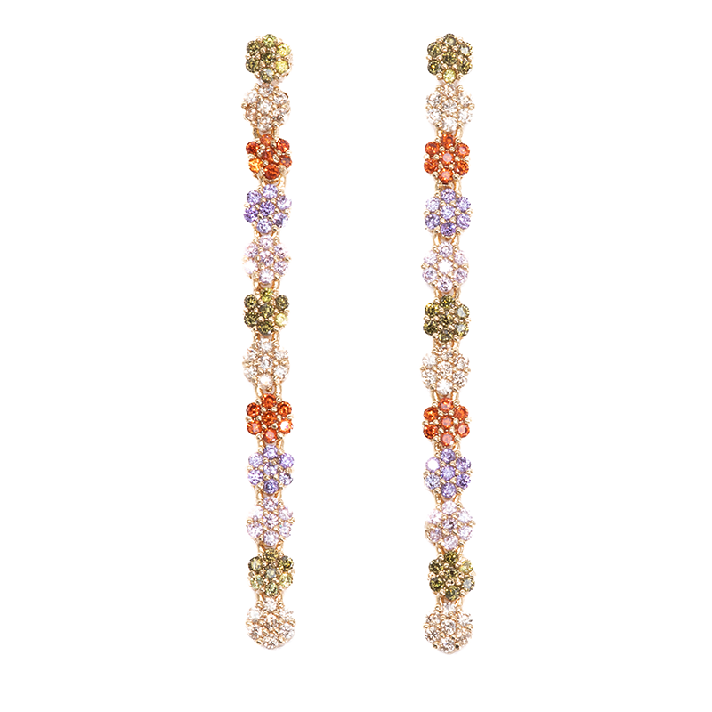 Lusso Quad Fiore Drop Earrings