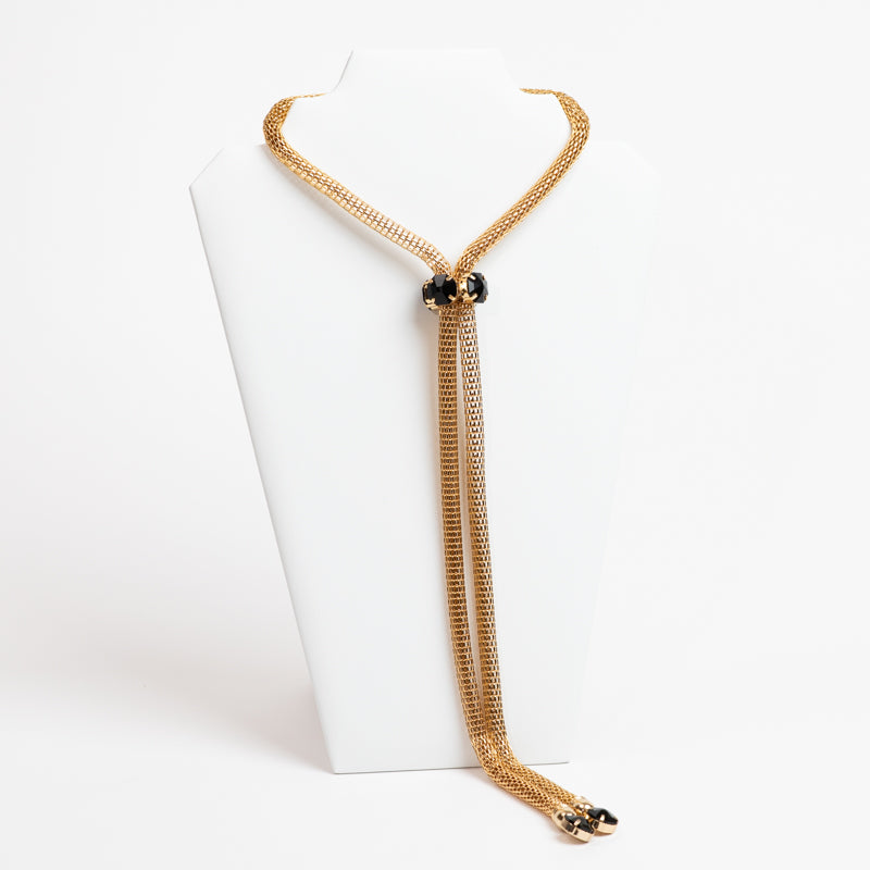 Lusso Golden Crystal Necklace