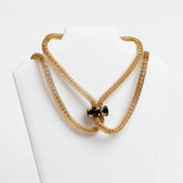 Lusso Gold Crystal Necklace