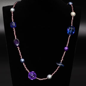 Capri Purple Colorata Looping Necklace
