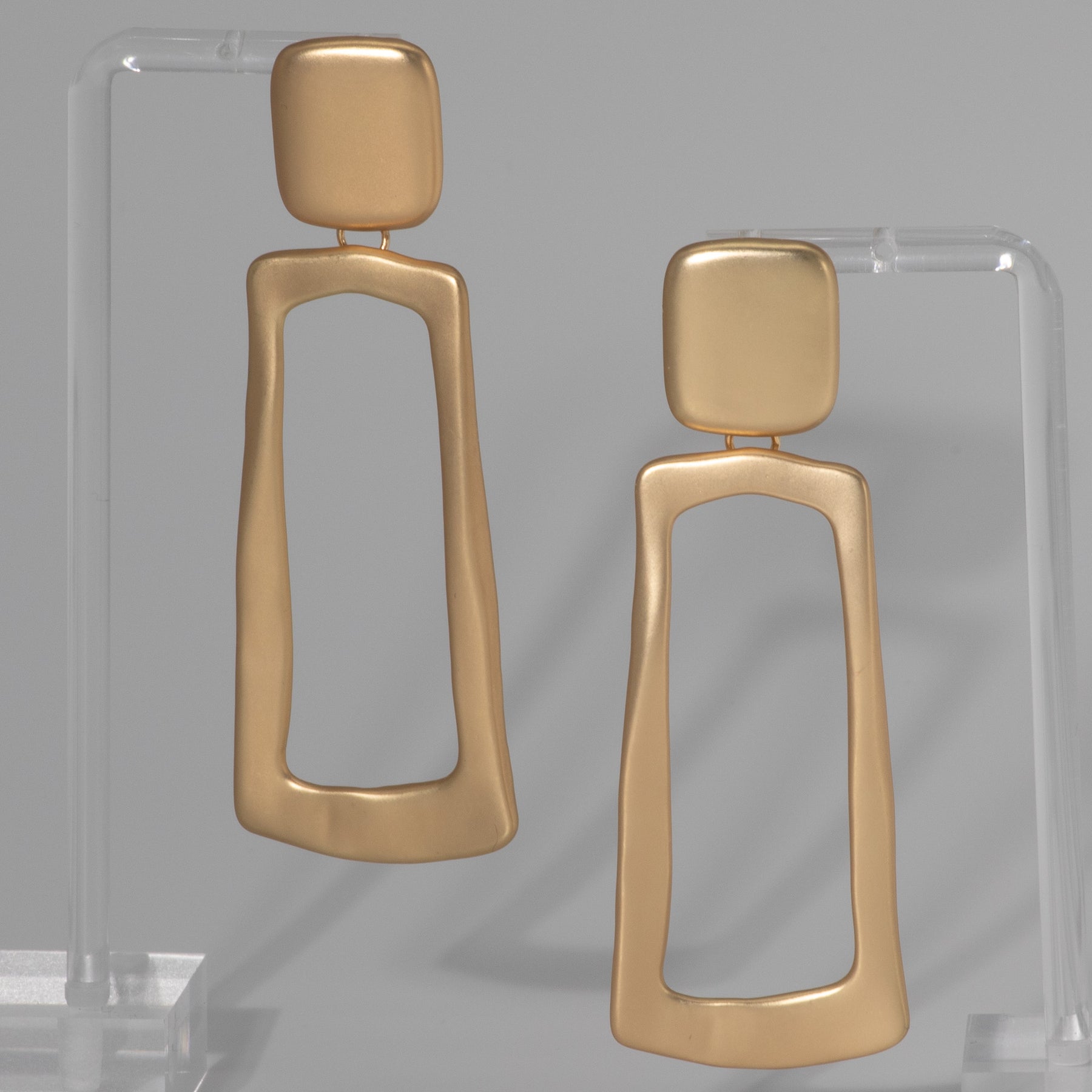 Capri Bronzed Geometric Earrings