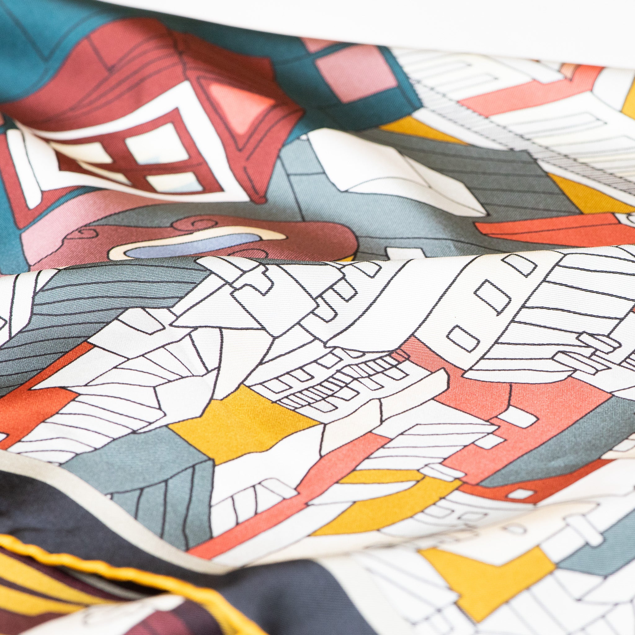 Parigi Brown City Scarf