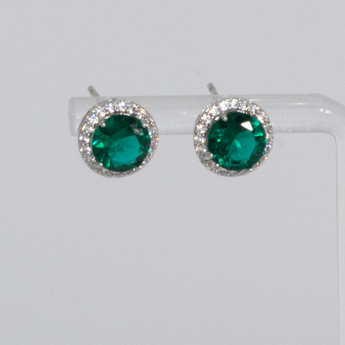 Lusso Cerchio Emerald Earrings